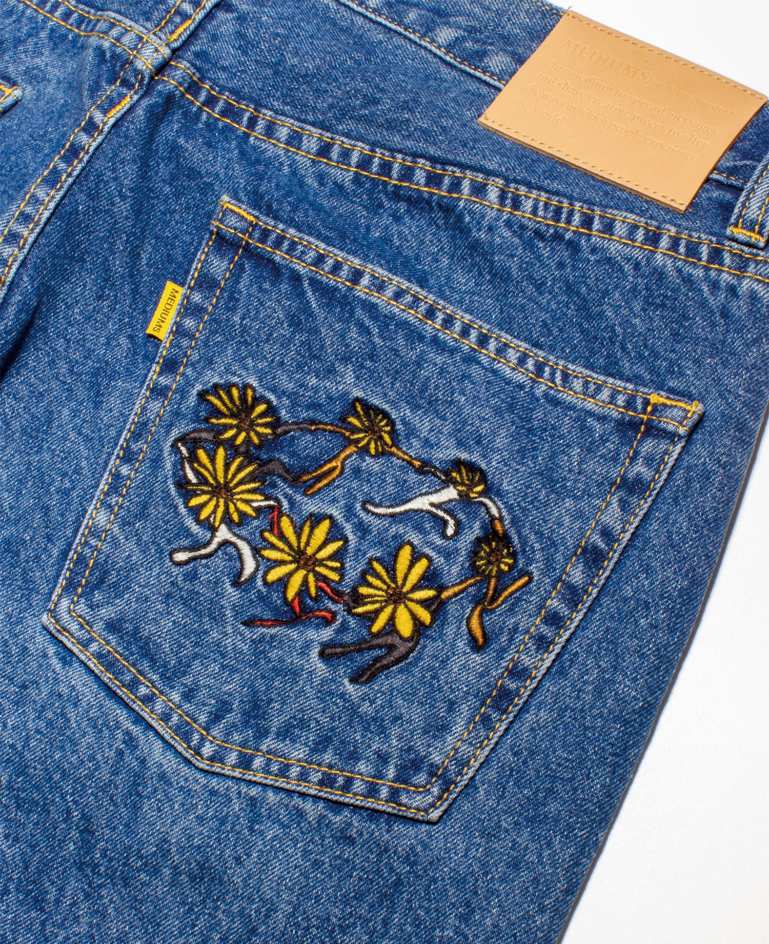 [MEDIUMS] SUN DANCE DENIM PANTS - MEDIUM STONEWASH