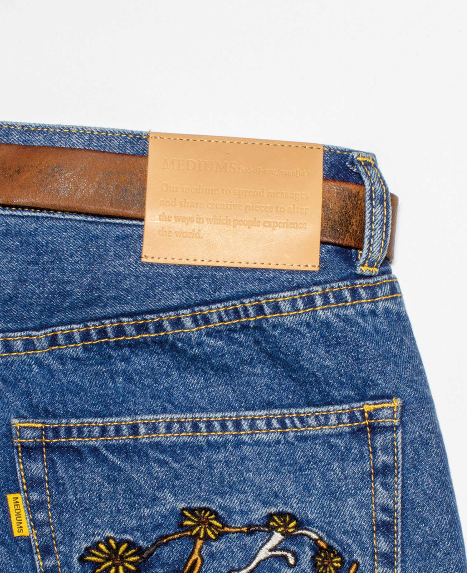 [MEDIUMS] SUN DANCE DENIM PANTS - MEDIUM STONEWASH