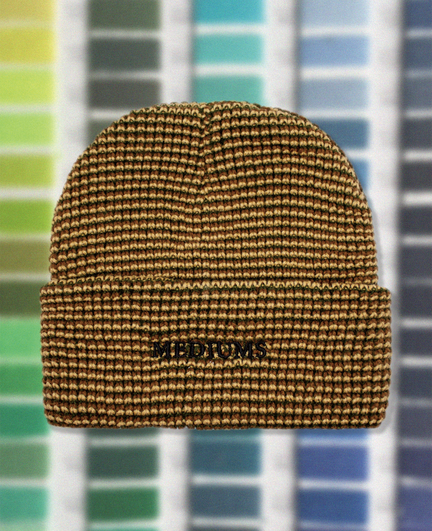 [MEDIUMS] WAFFLE BEANIE - BROWN