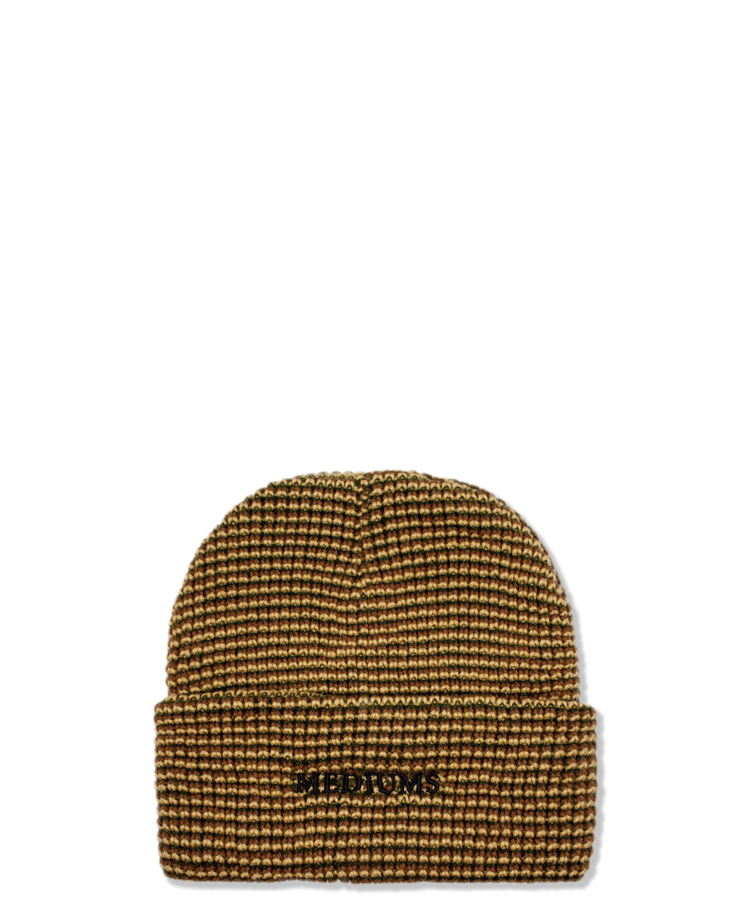 [MEDIUMS] WAFFLE BEANIE - BROWN