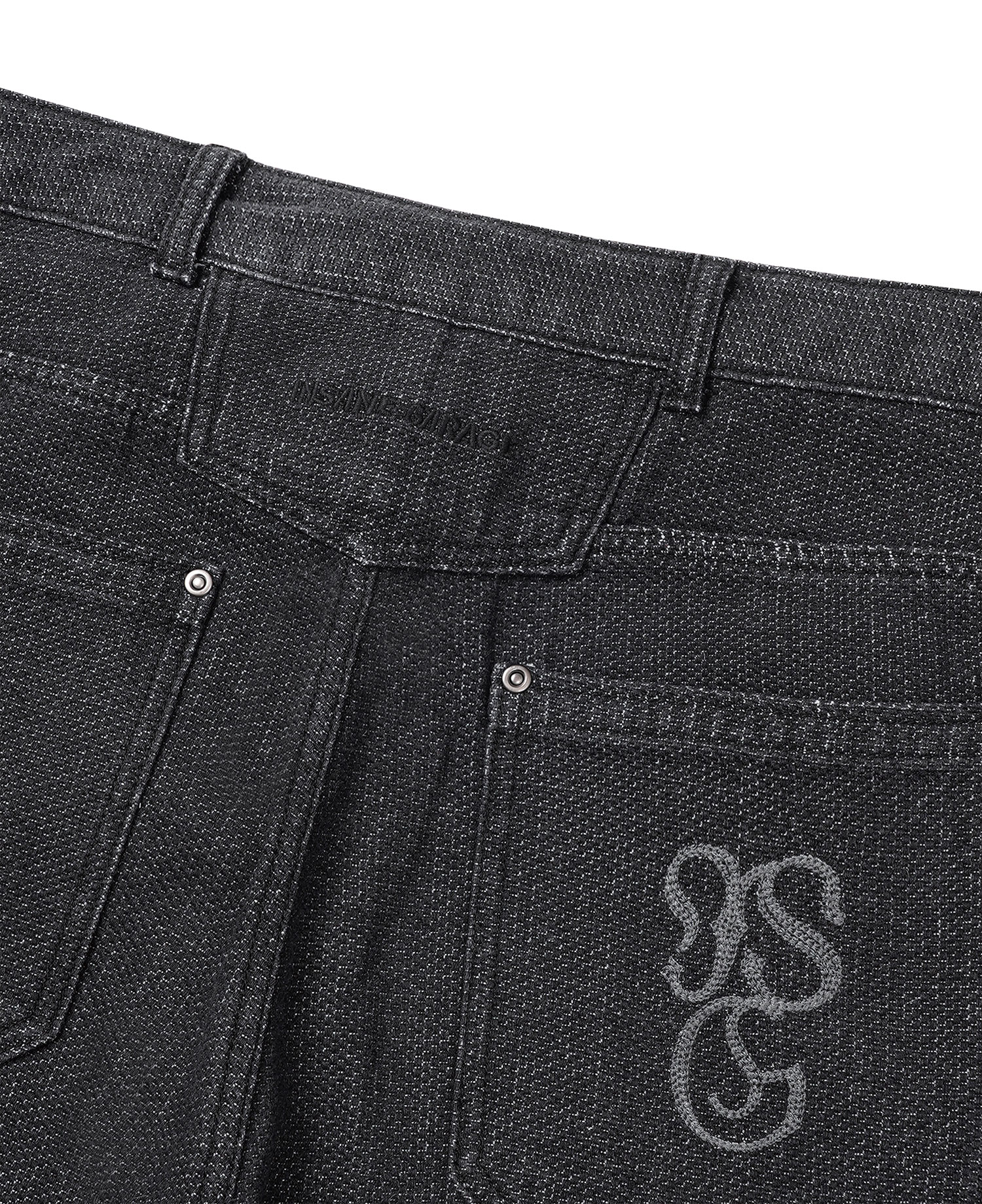 INSANE SASHIKO DENIM PANTS_DARK INDIGO