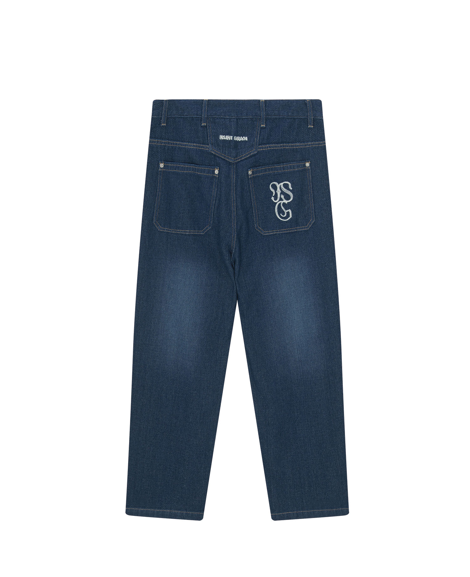 INSANE SASHIKO DENIM PANTS_INDIGO