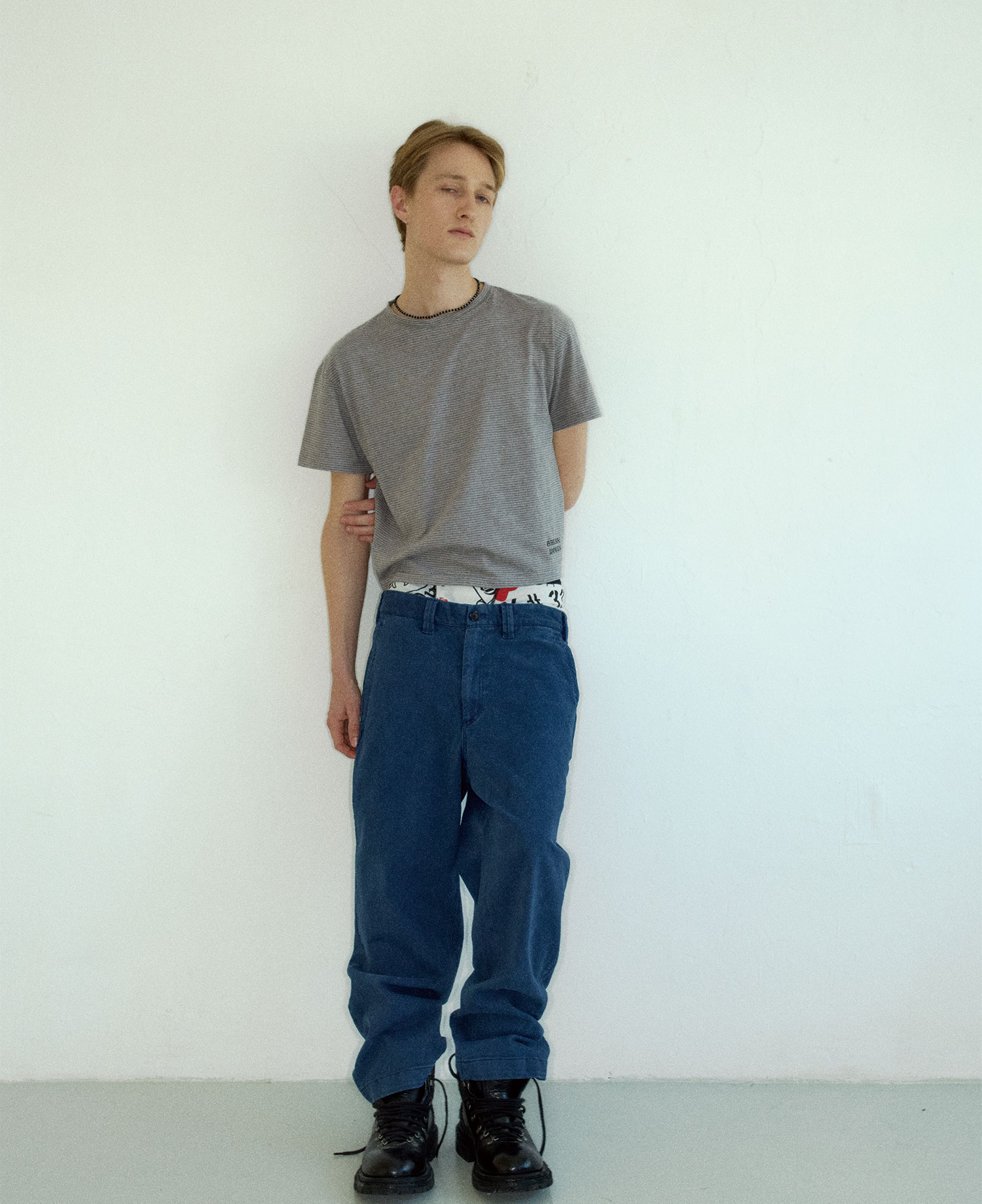 INSANE EMBROIDERED WOVEN PANTS_BLUE