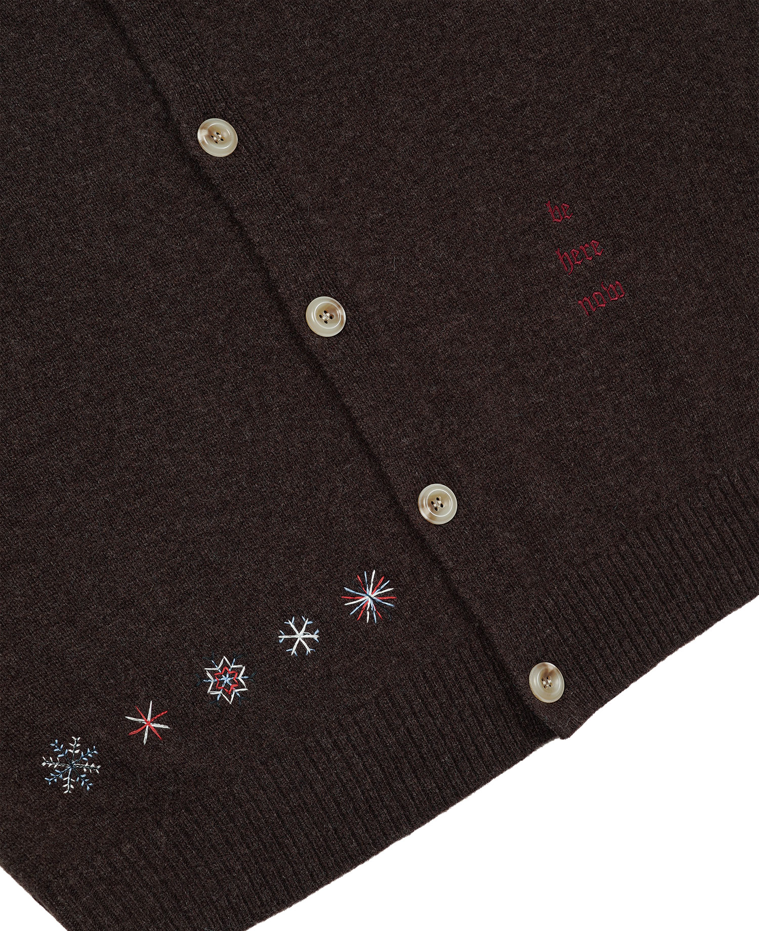 INSANE WOOL ROUND KNIT CARDIGAN_BROWN