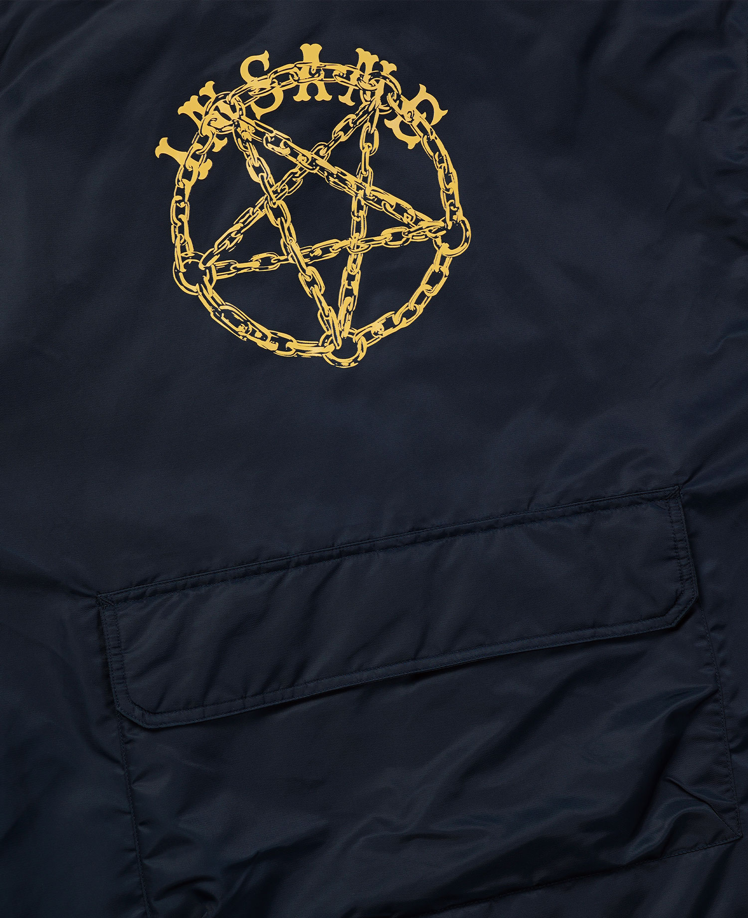 INSANE PENTAGRAM THINSULATE JACKET_NAVY