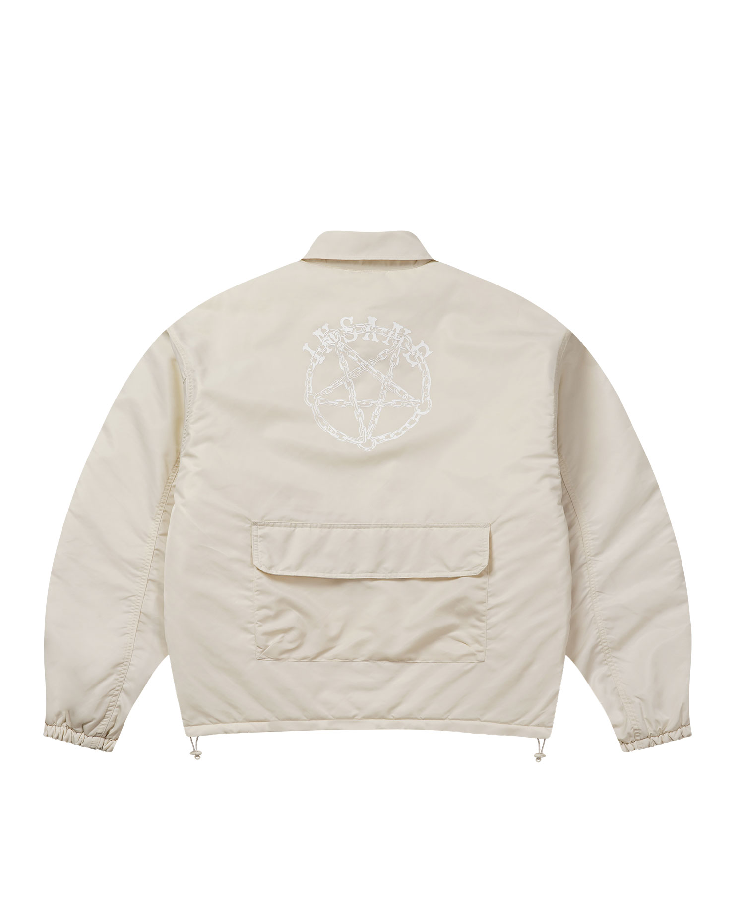 INSANE PENTAGRAM THINSULATE JACKET_IVORY