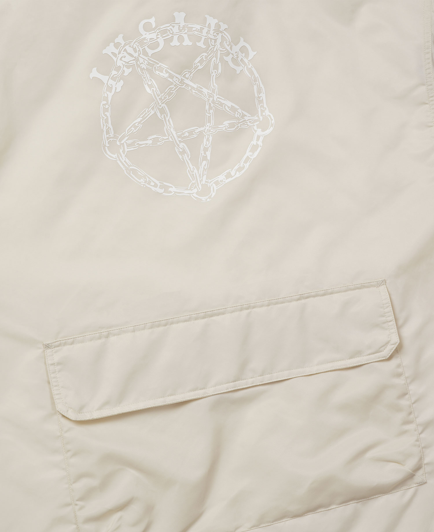 INSANE PENTAGRAM THINSULATE JACKET_IVORY
