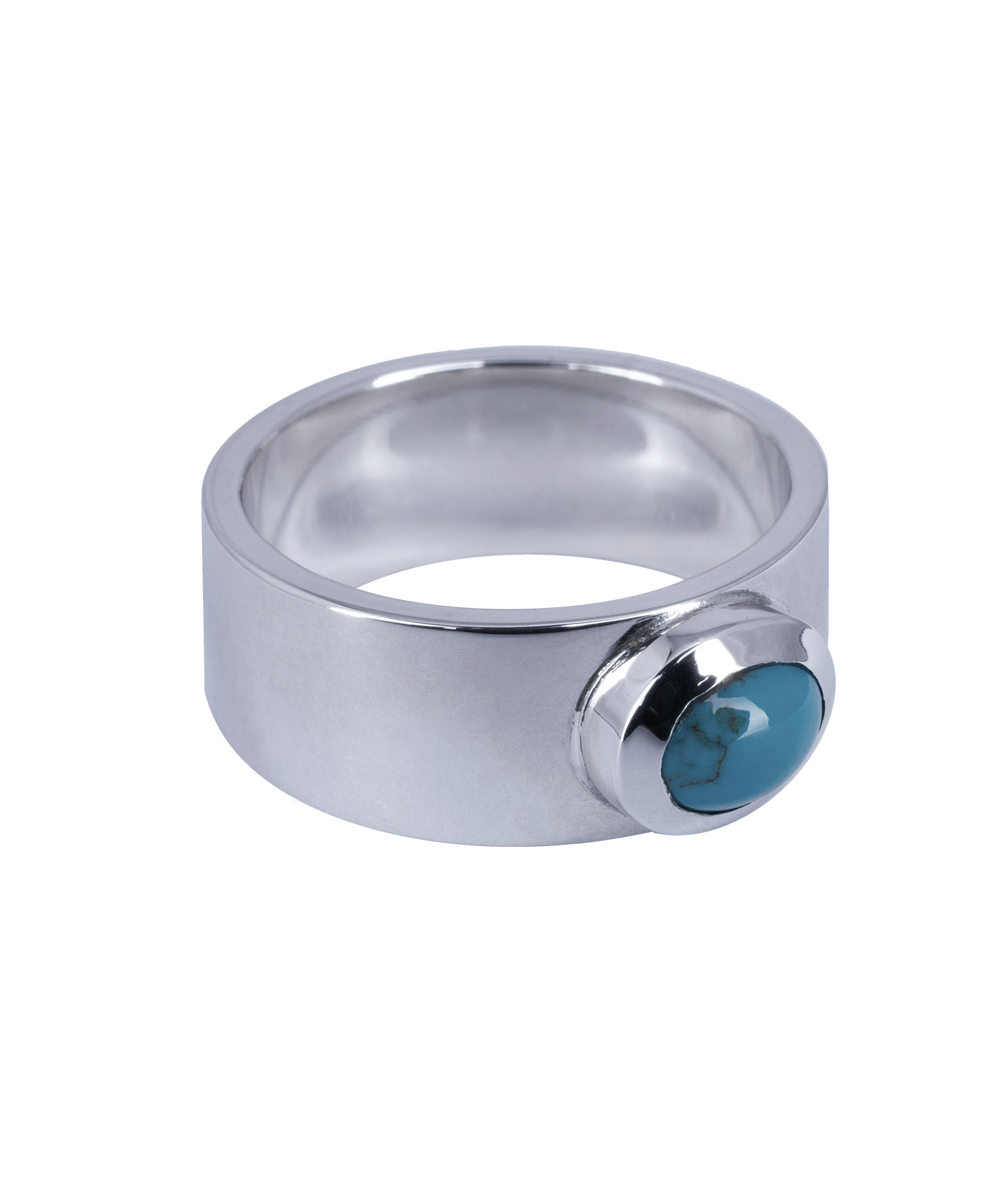 [JOSILVER] Signature Simple circle ring(M)