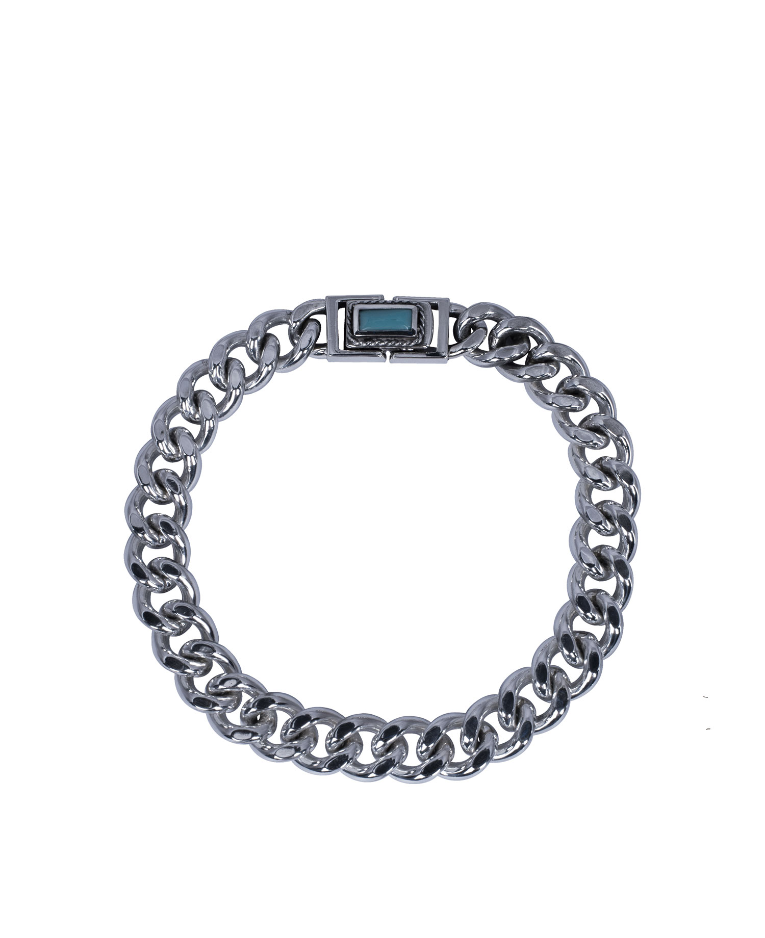 [JOSILVER] 8mm Turquoise Bracelet(Square)
