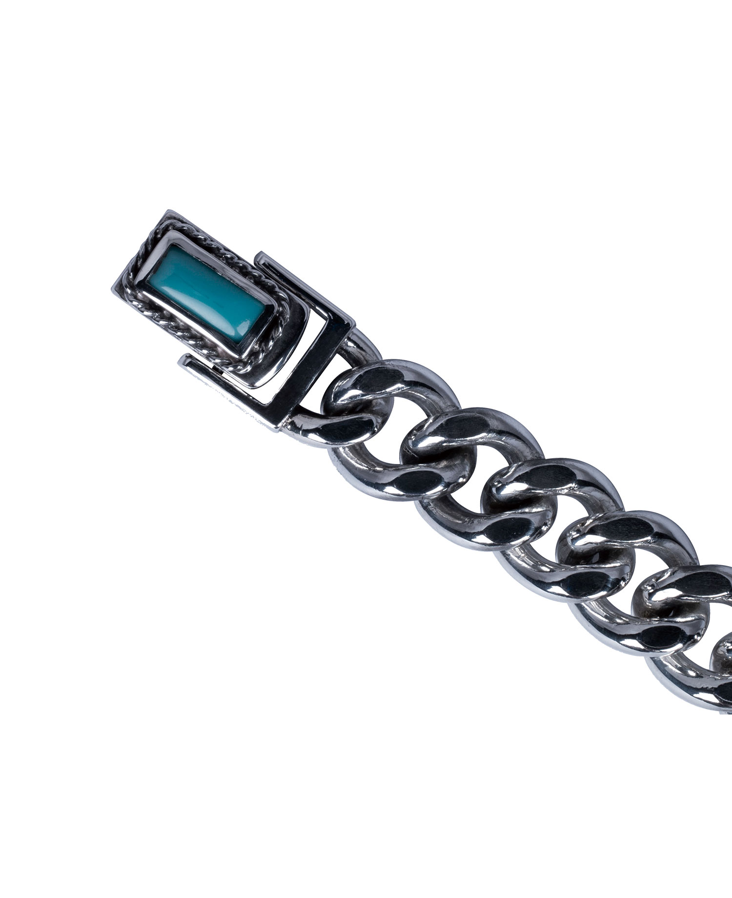 [JOSILVER] 8mm Turquoise Bracelet(Square)