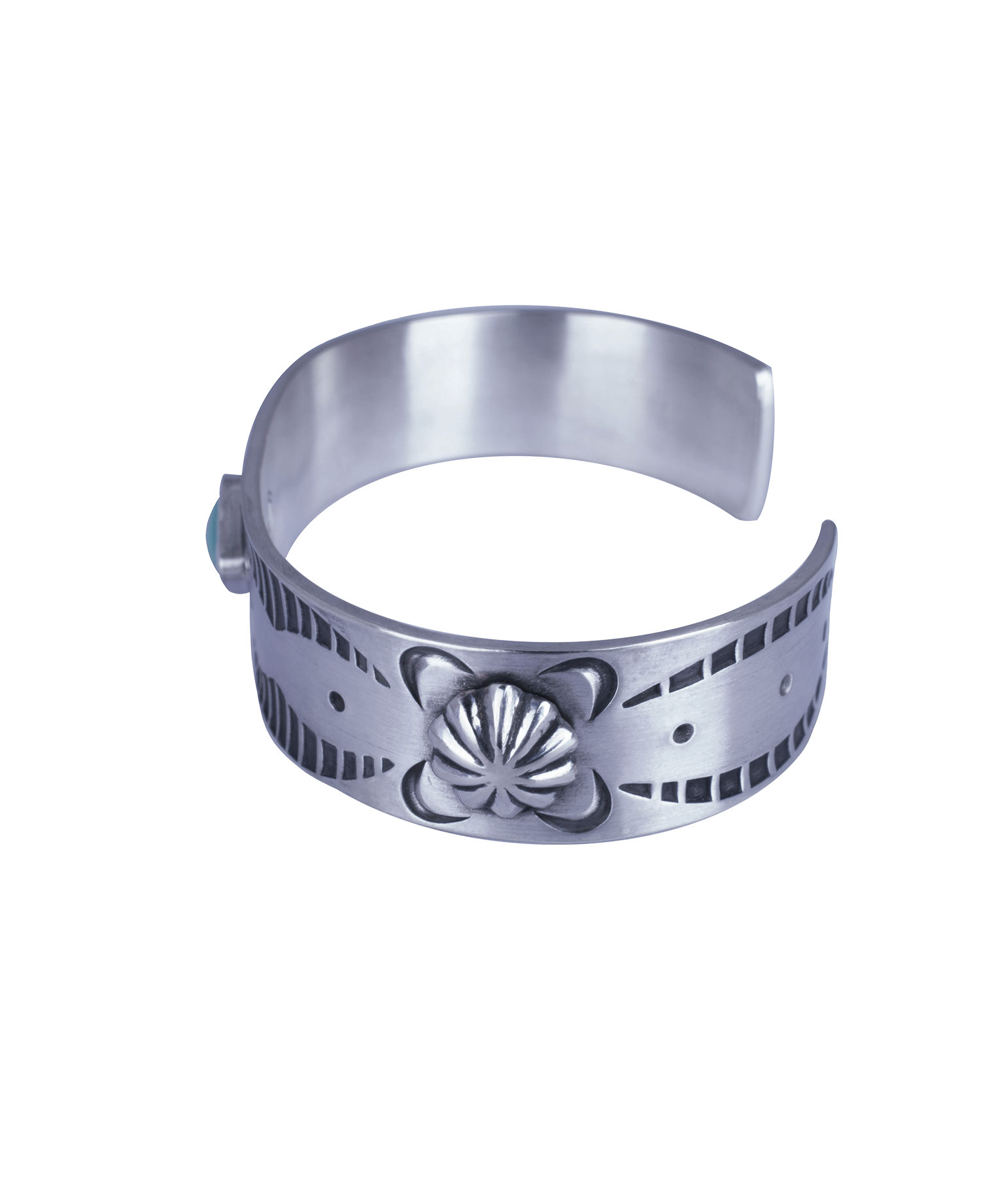 [JOSILVER] Nativeamerican Bangle (Turquoise) type.1