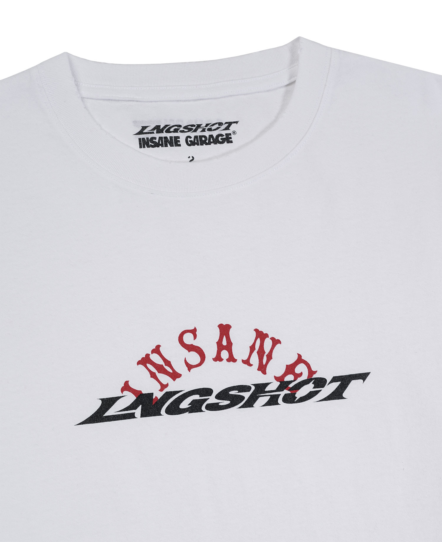 LNGSHOT X INSANE LOGO T-SHIRT_OFF WHITE (SOLD OUT)