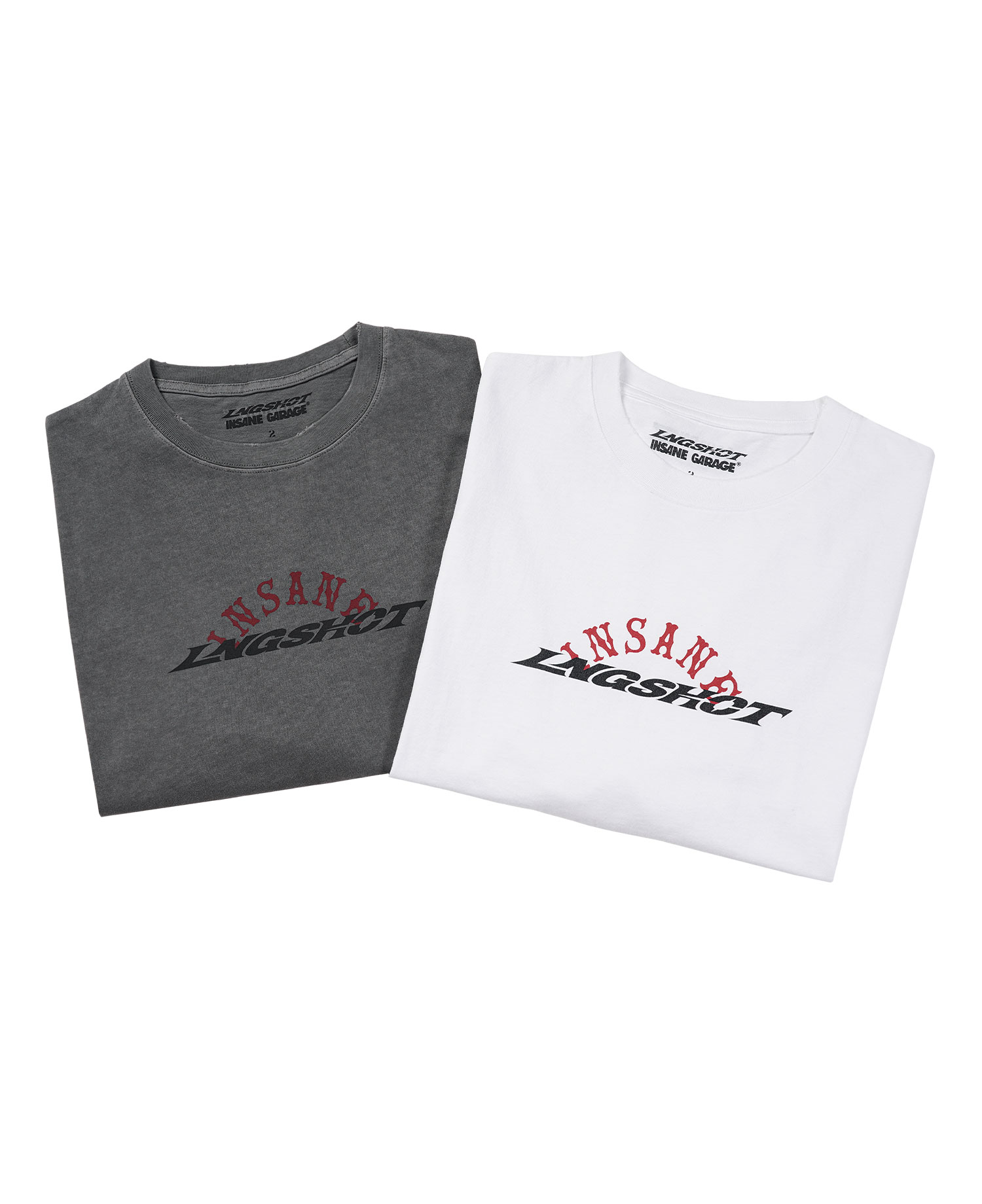 LNGSHOT X INSANE LOGO T-SHIRT_OFF WHITE (SOLD OUT)