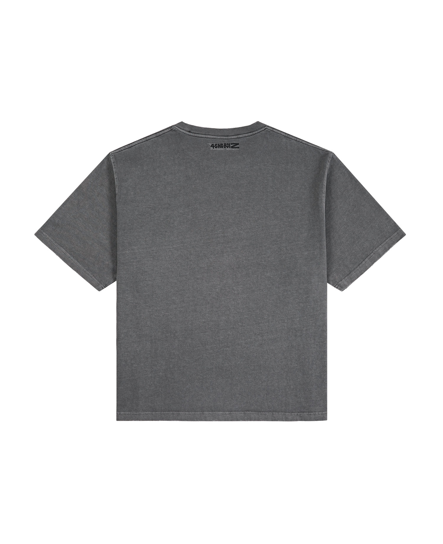 LNGSHOT X INSANE LOGO T-SHIRT_CHARCOAL (SOLD OUT)