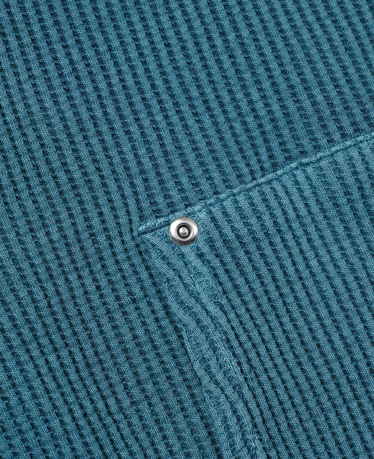 INSANE WASHED WAFFLE HOODIE_TEAL