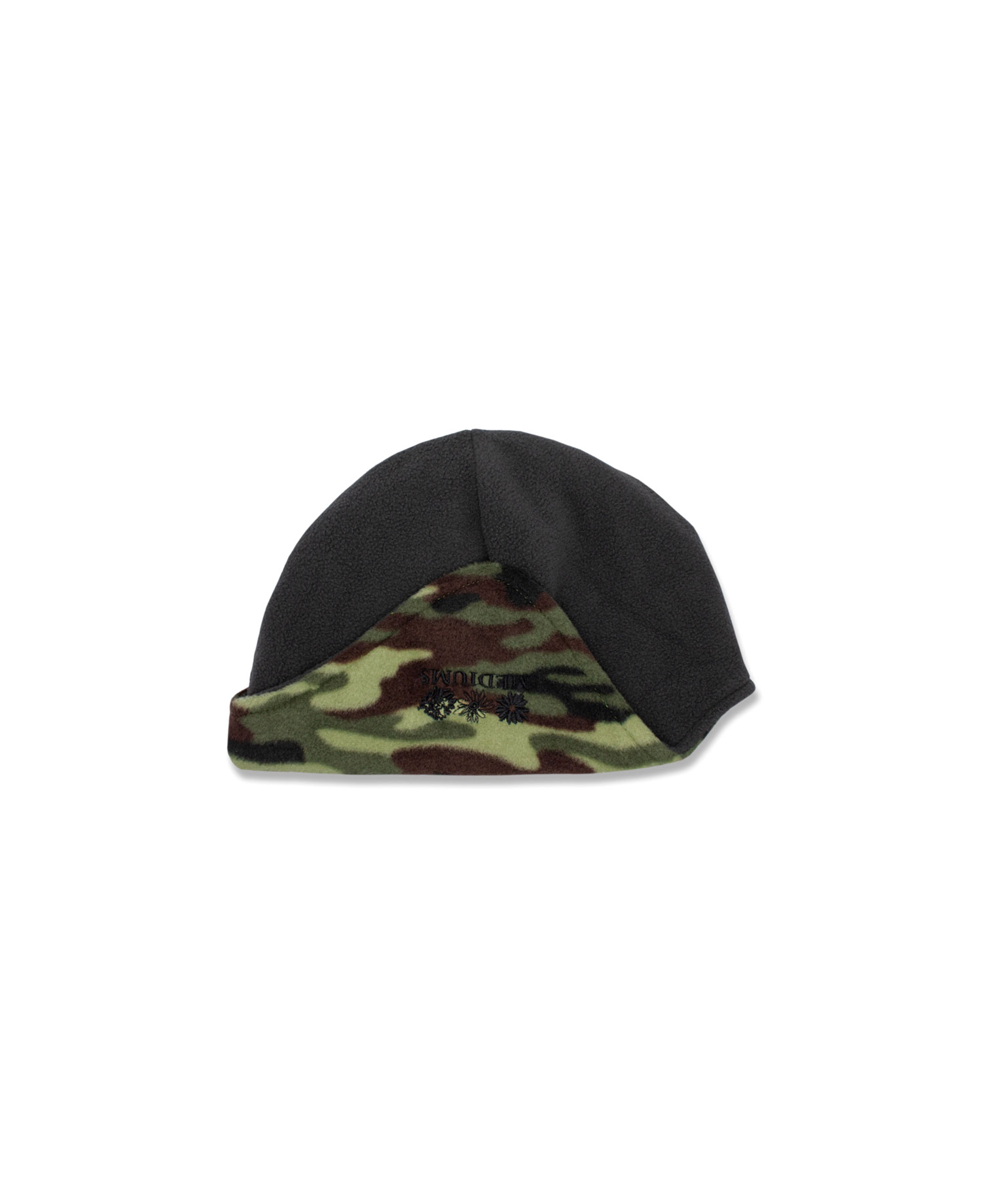 [MEDIUMS] SUNFLOWER LOGO EAR FLAP FLEECE BEANIE_WOODLAND CAMO