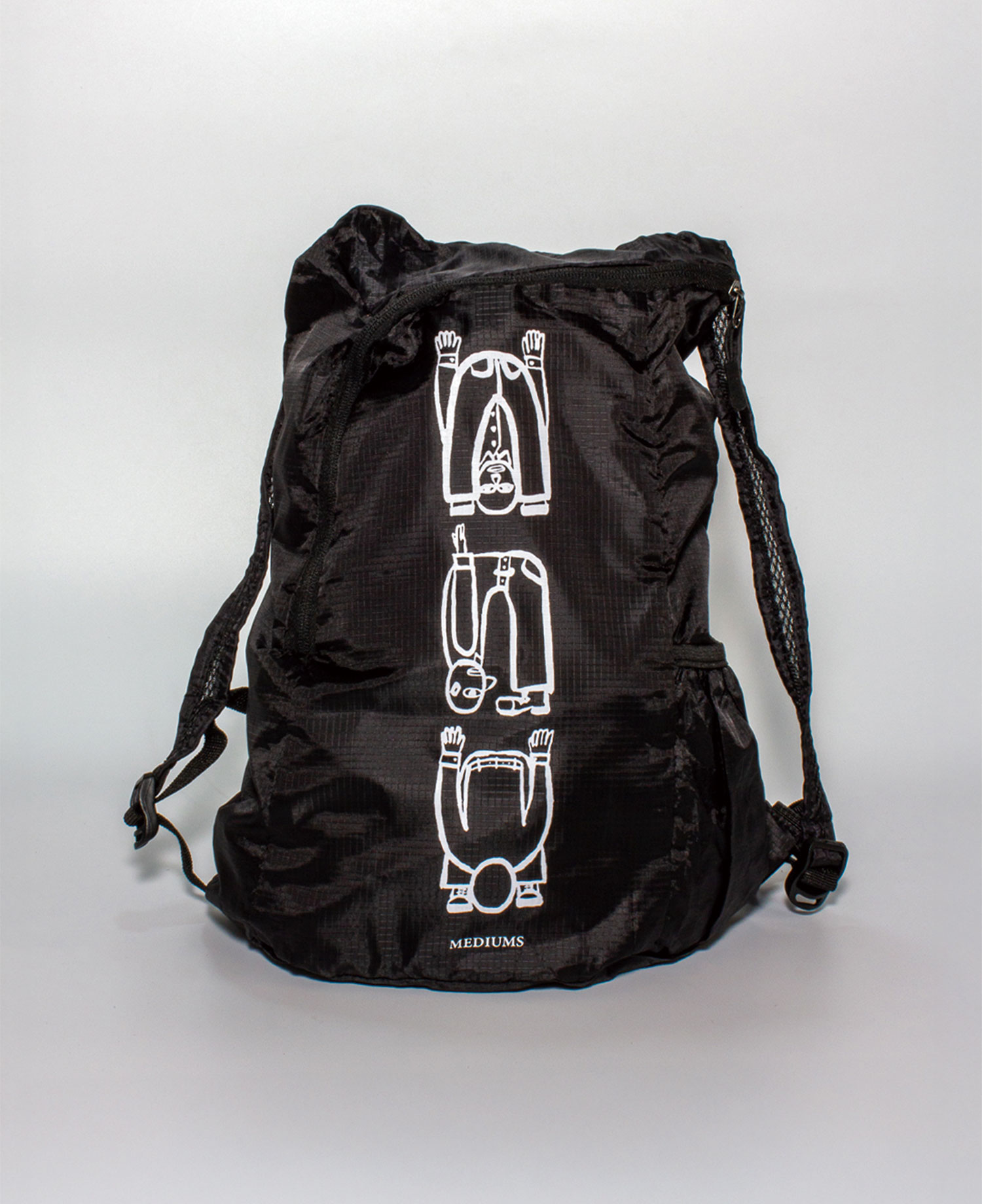 [MEDIUMS] ORIGAMI MAN BACKPACK_BLACK