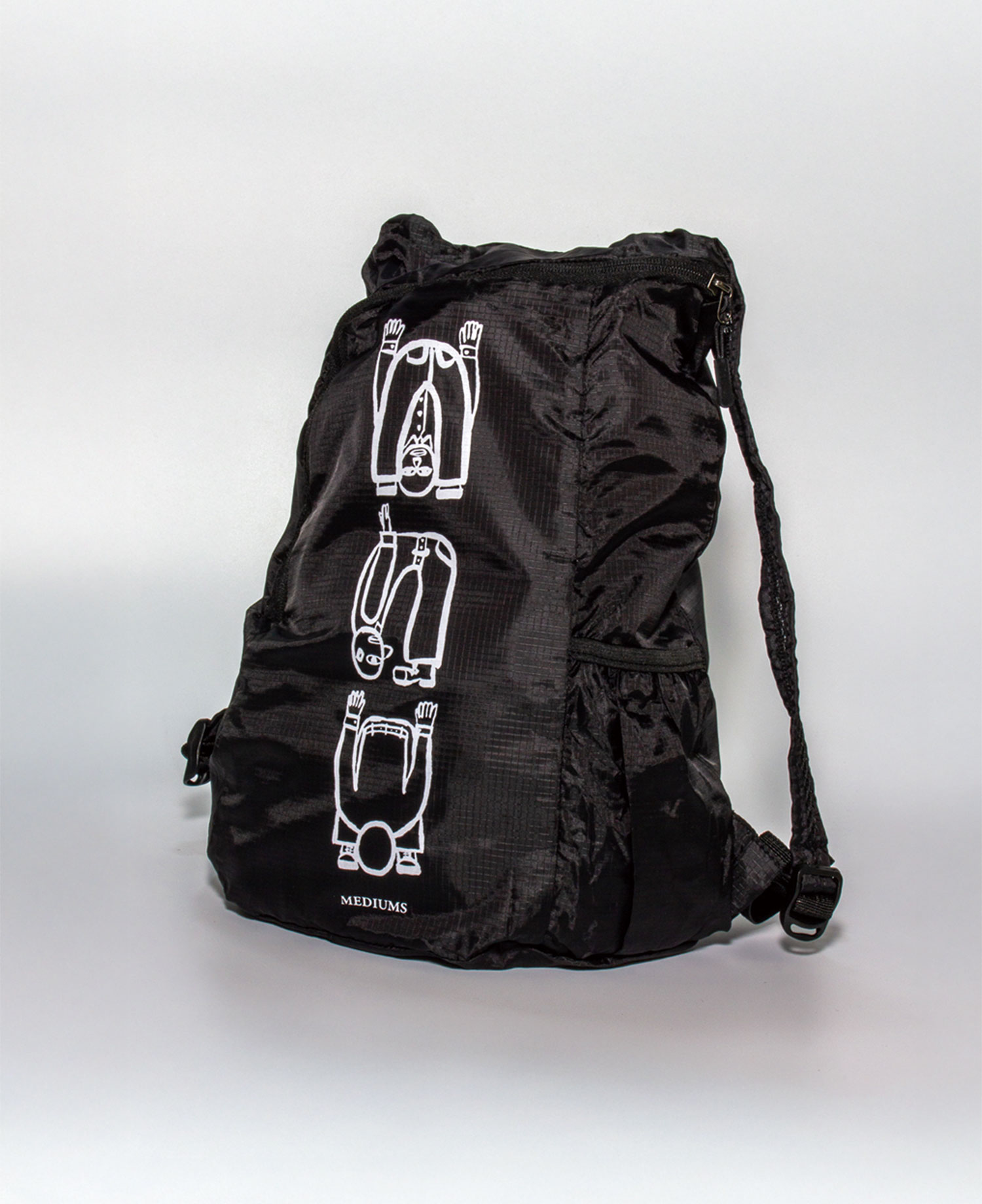[MEDIUMS] ORIGAMI MAN BACKPACK_BLACK