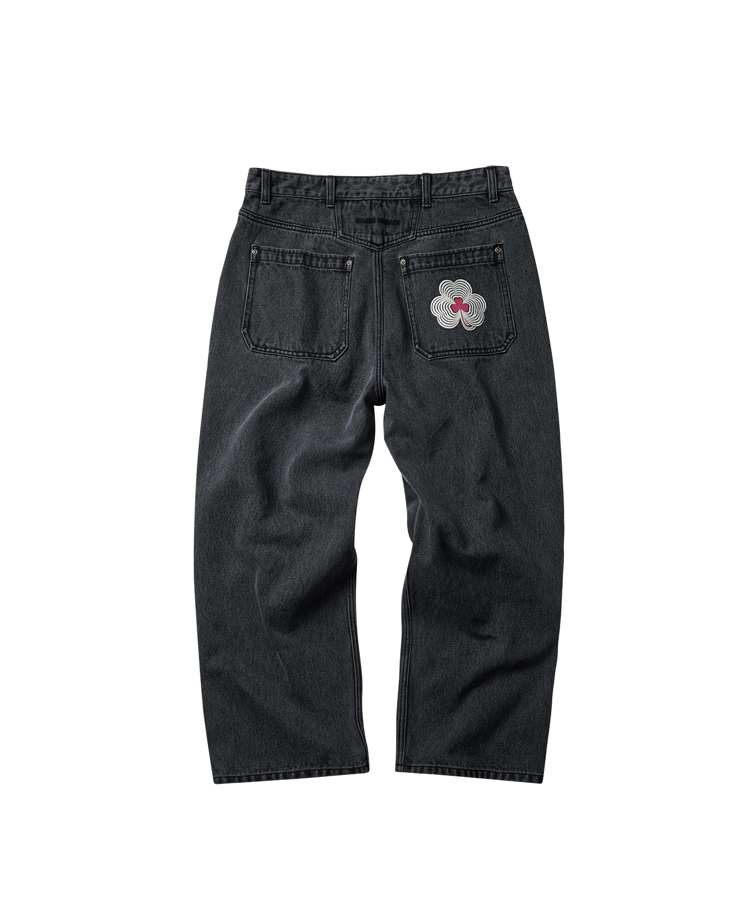 INSANE WASHED DENIM PANTS_BLACK