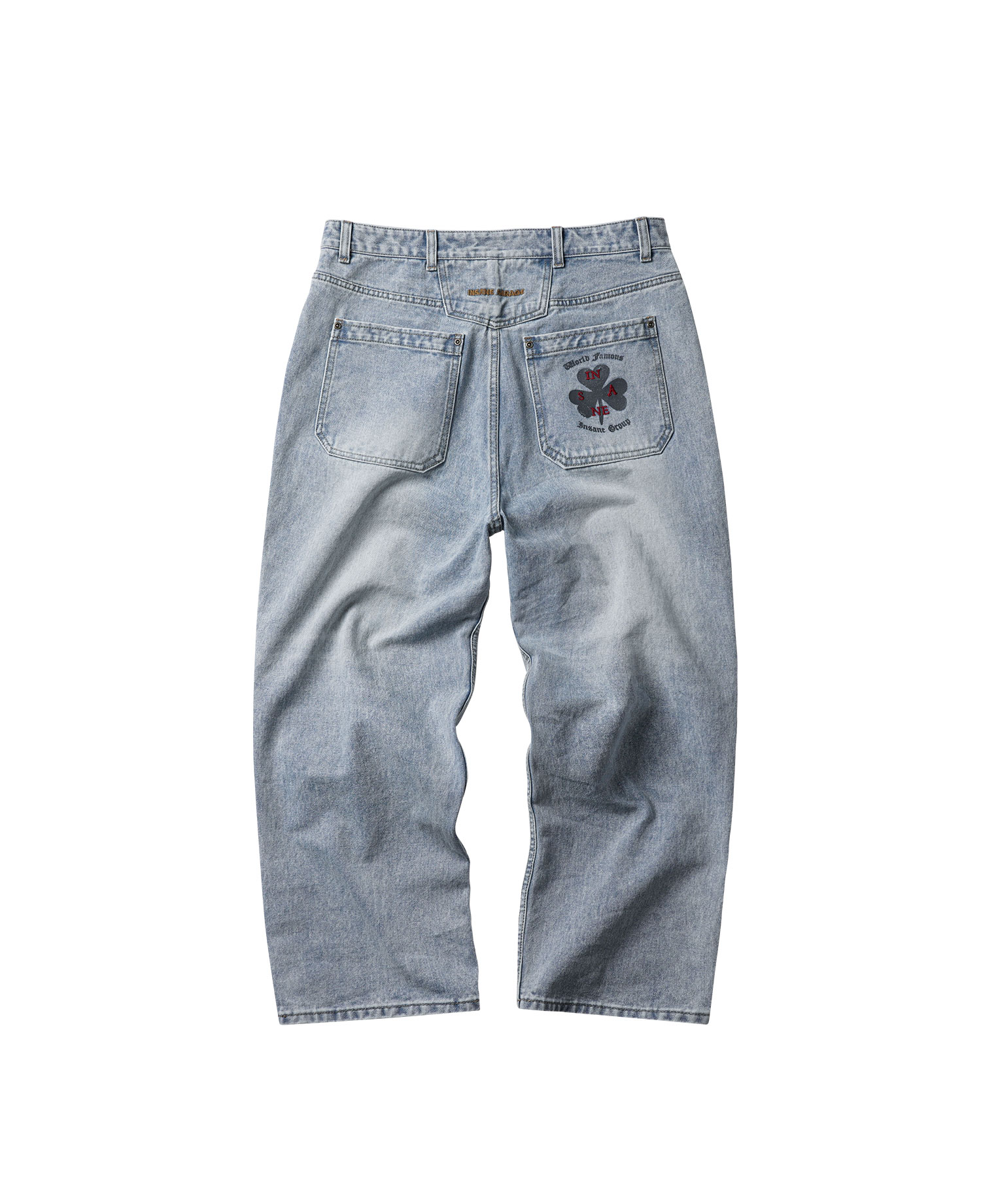 INSANE GRAPHIC DENIM PANTS_LIGHT BLUE