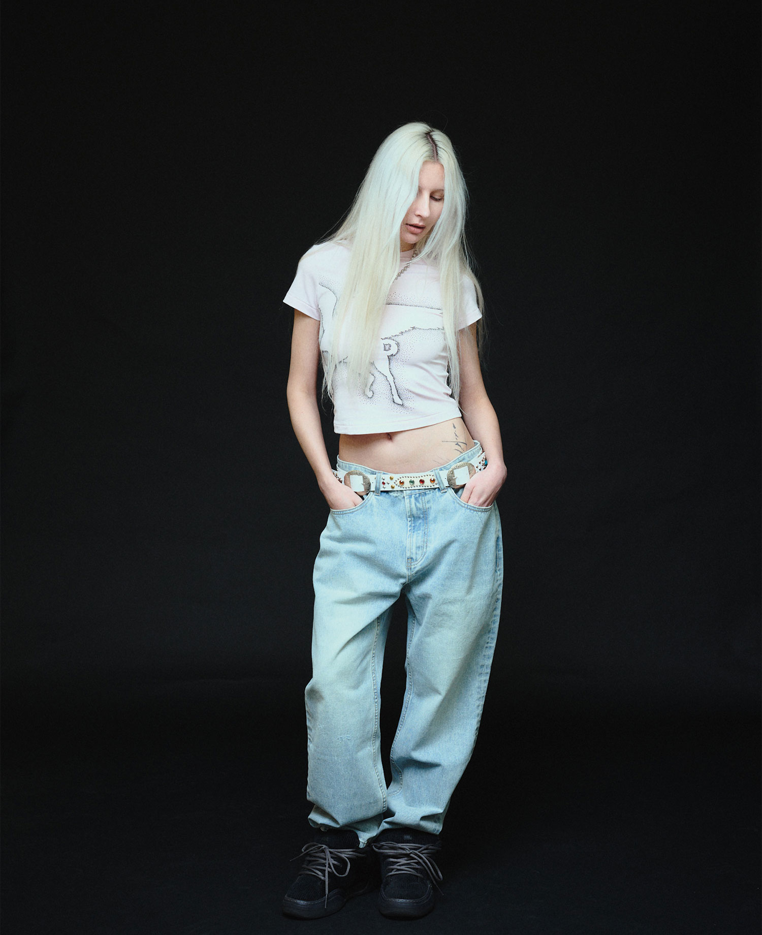 INSANE GRAPHIC DENIM PANTS_LIGHT BLUE