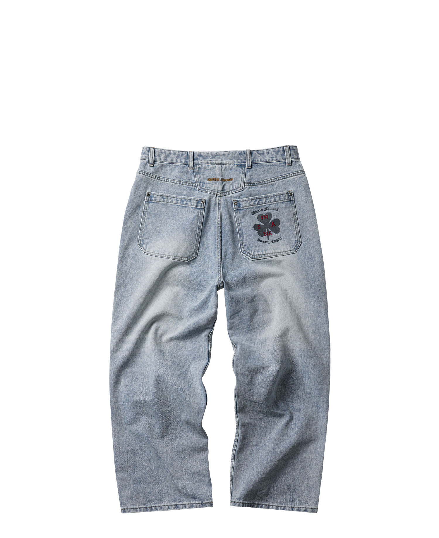 INSANE GRAPHIC DENIM PANTS_LIGHT BLUE
