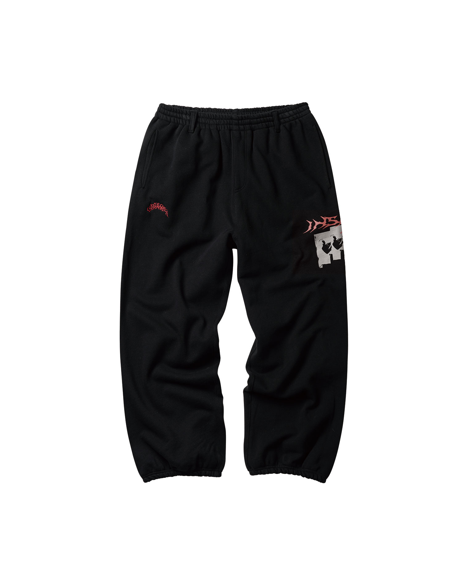 INSANE GRAPHIC LOGO SWEAT PANTS_BLACK
