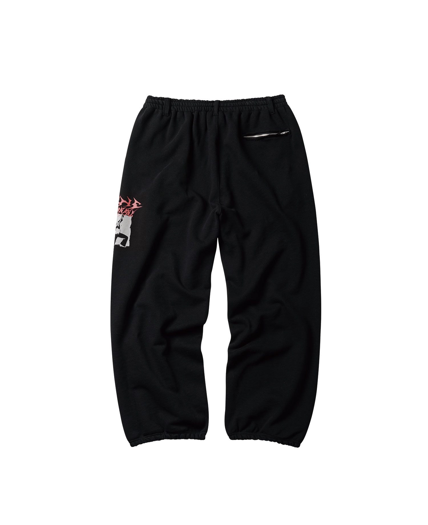 INSANE GRAPHIC LOGO SWEAT PANTS_BLACK