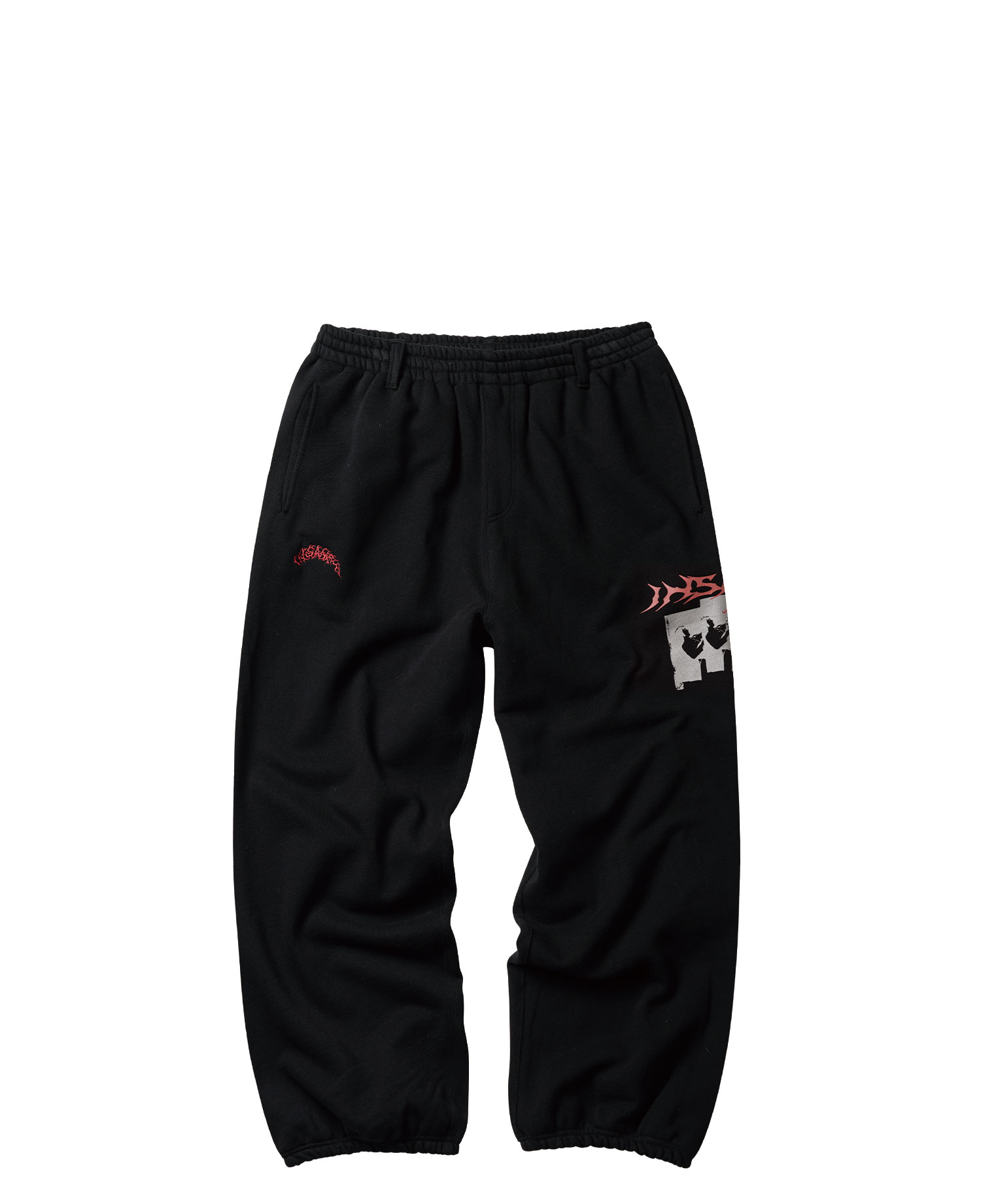 INSANE GRAPHIC LOGO SWEAT PANTS_BLACK