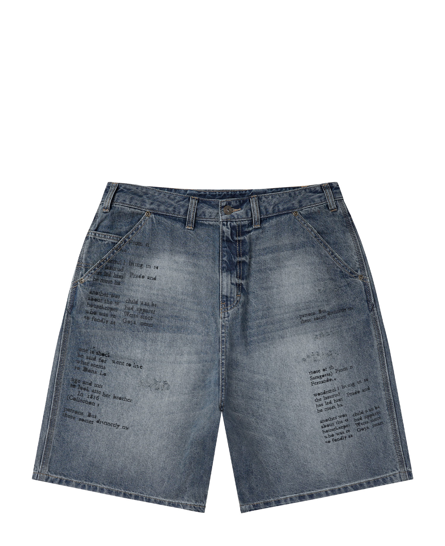 INSANE DENIM HALF PANTS_INDIGO