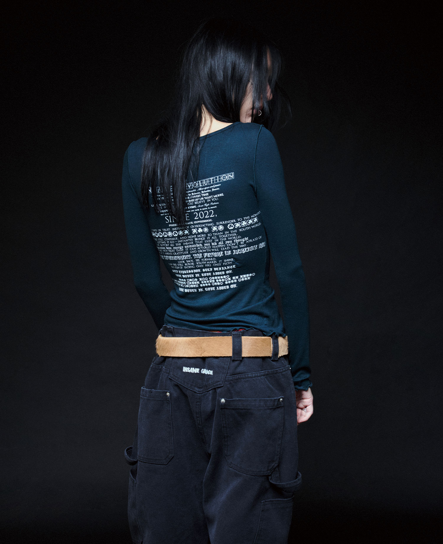 INSANE WOMEN CARDIGAN_BLACK