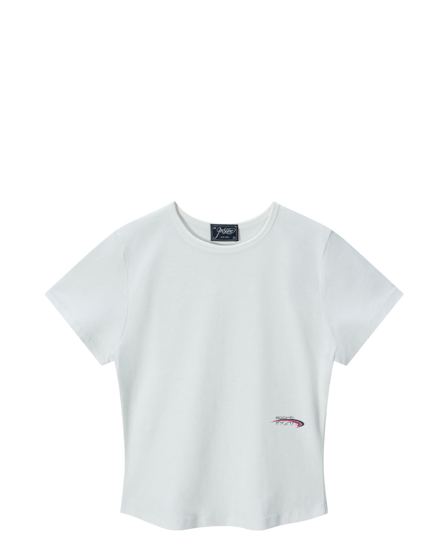 INSANE WOMEN LOGO T-SHIRT_OFF WHITE