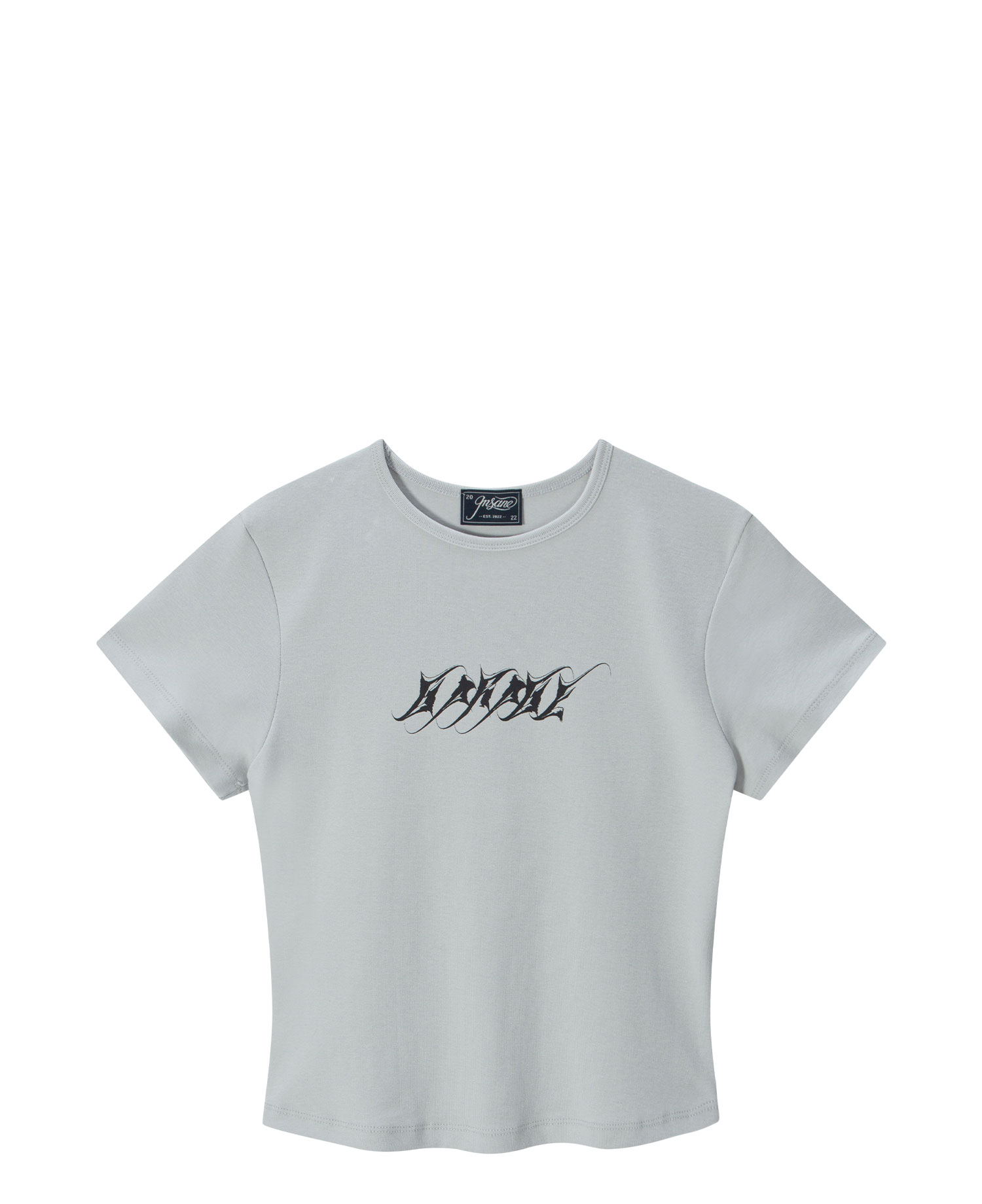 INSANE WOMEN GRAPHIC T-SHIRT_LIGHT GRAY