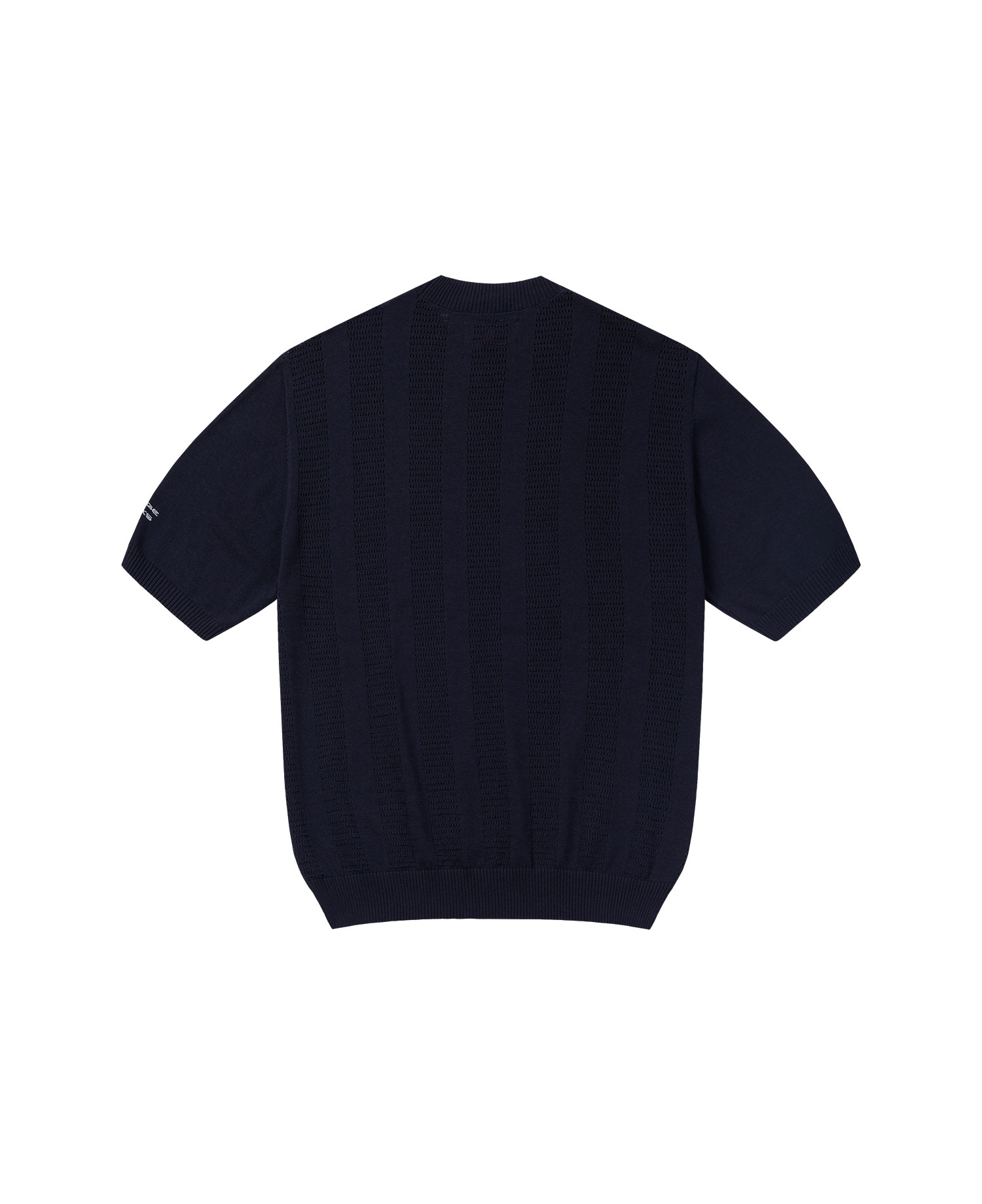 INSANE PUNCHING KNIT SHORT SLEEVE NAVY