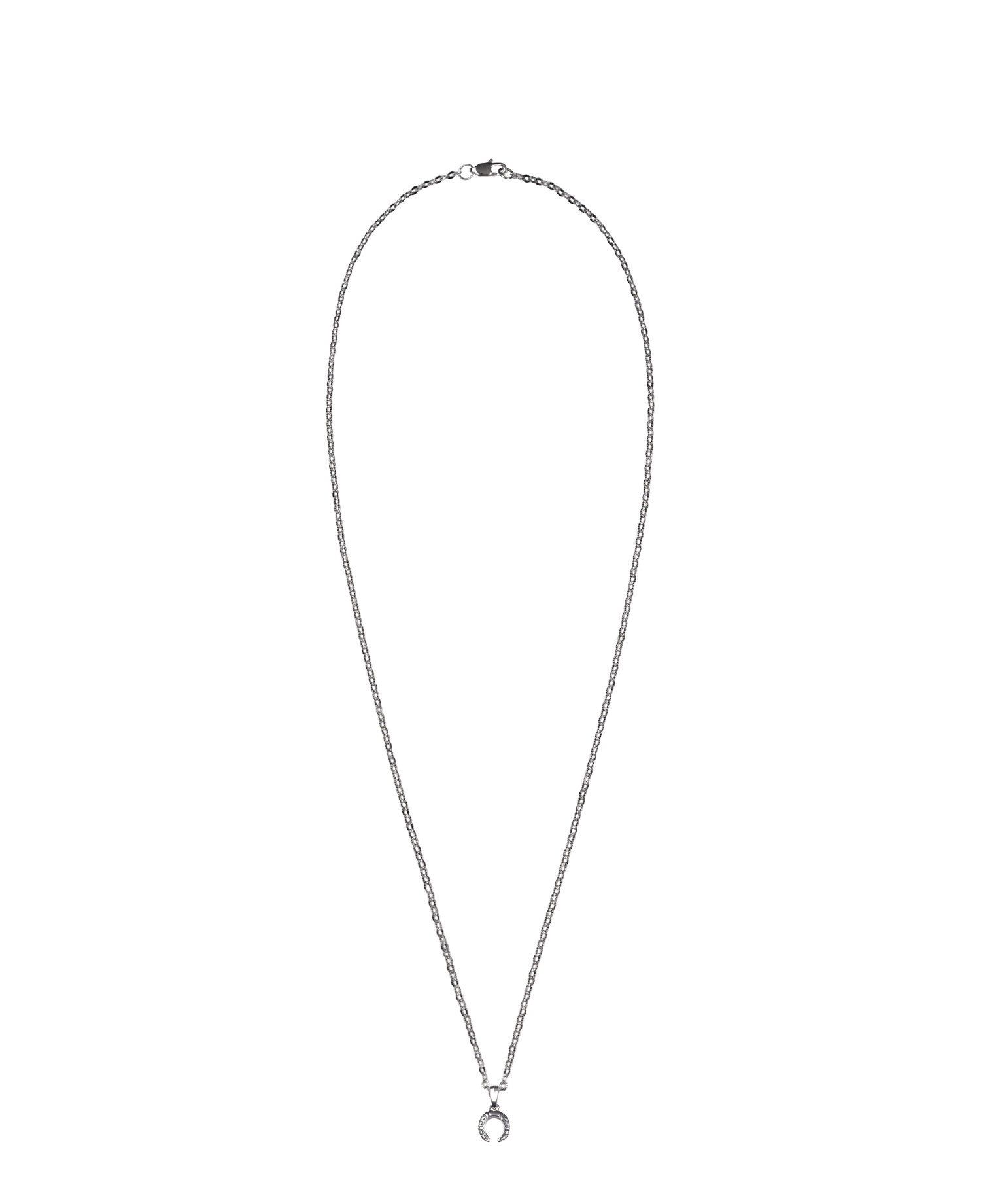 INSANE HORSESHOE PENDANT NECKLACE_SILVER