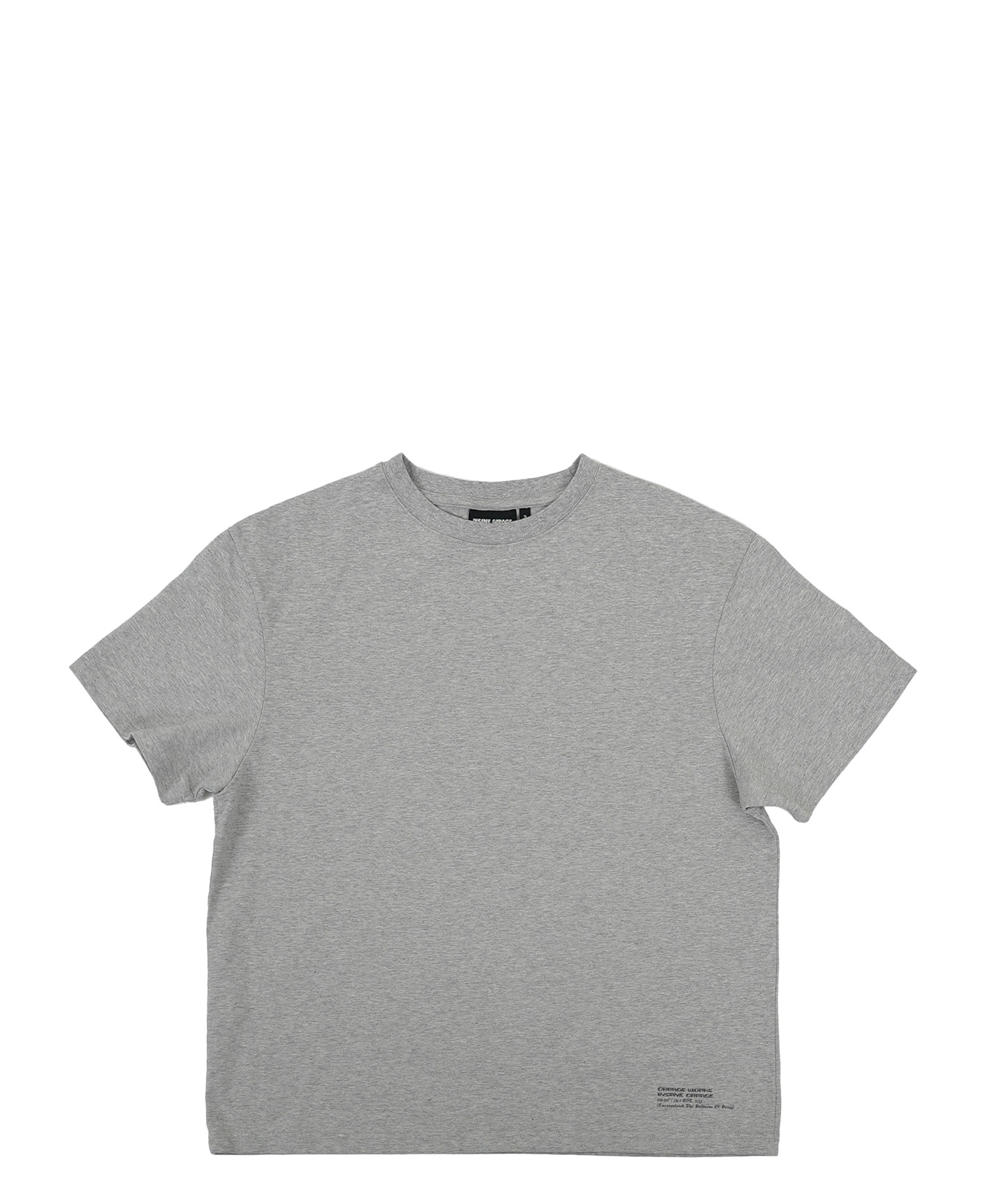 (PRE-ORDER) INSANE BASIC T-SHIRT_MELANGE GRAY