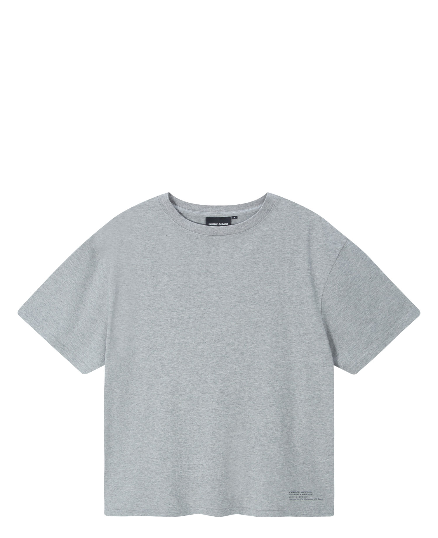 INSANE BASIC T-SHIRT_MELANGE GRAY