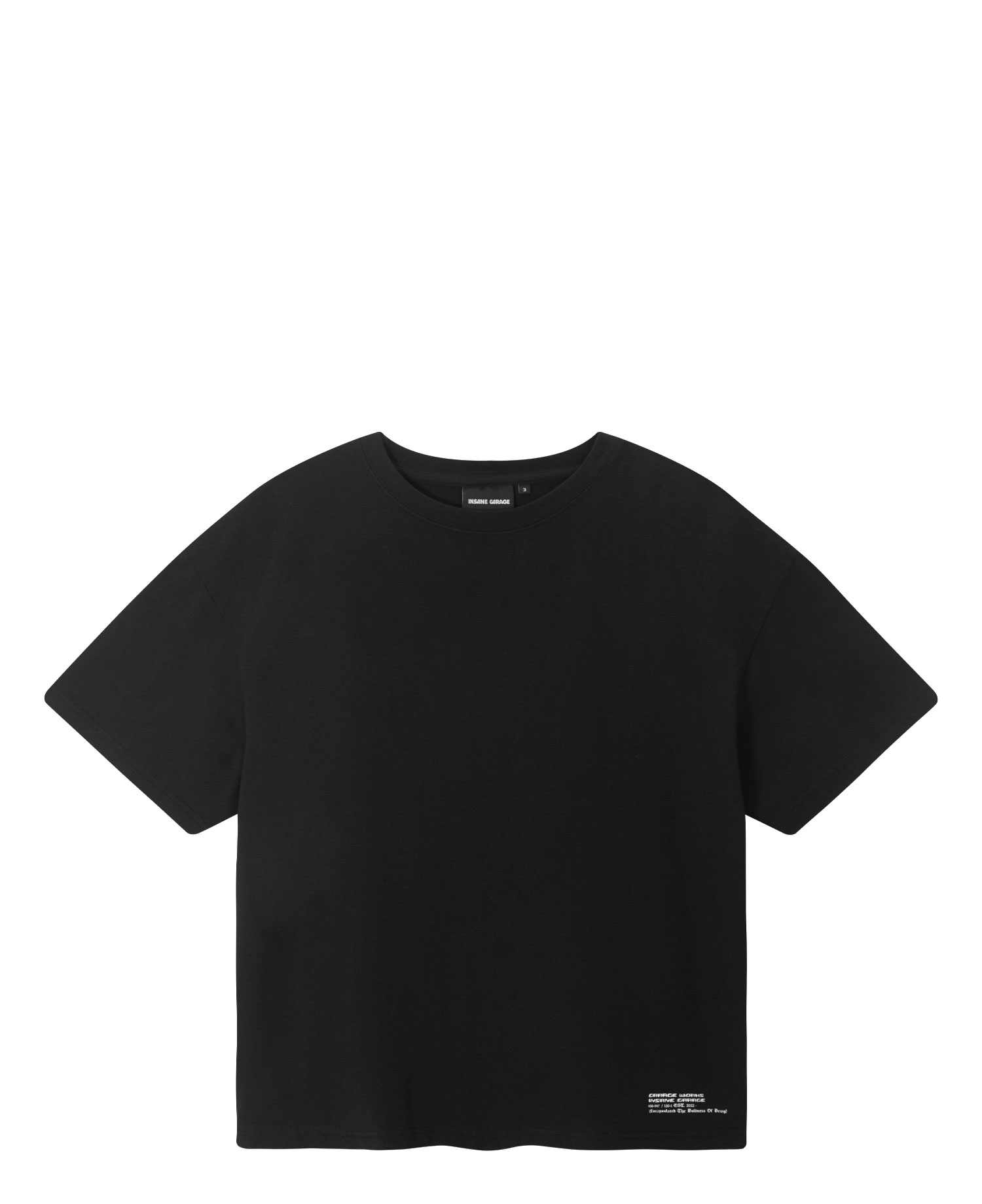 INSANE BASIC T-SHIRT_REAL BLACK