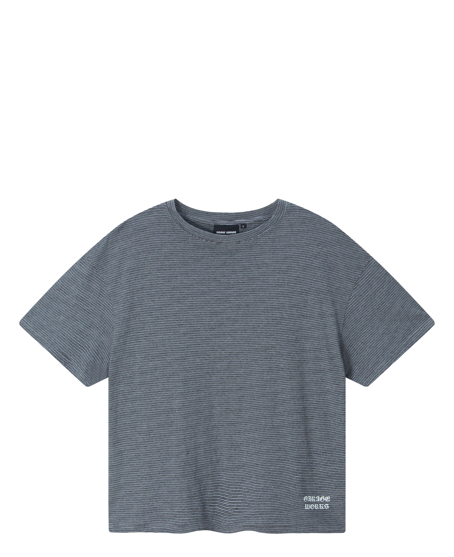 INSANE BASIC STRIPE T-SHIRT_BLACK