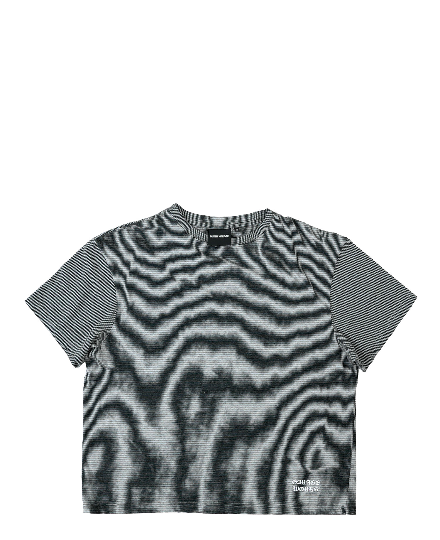 (PRE-ORDER) INSANE BASIC STRIPE T-SHIRT_BLACK