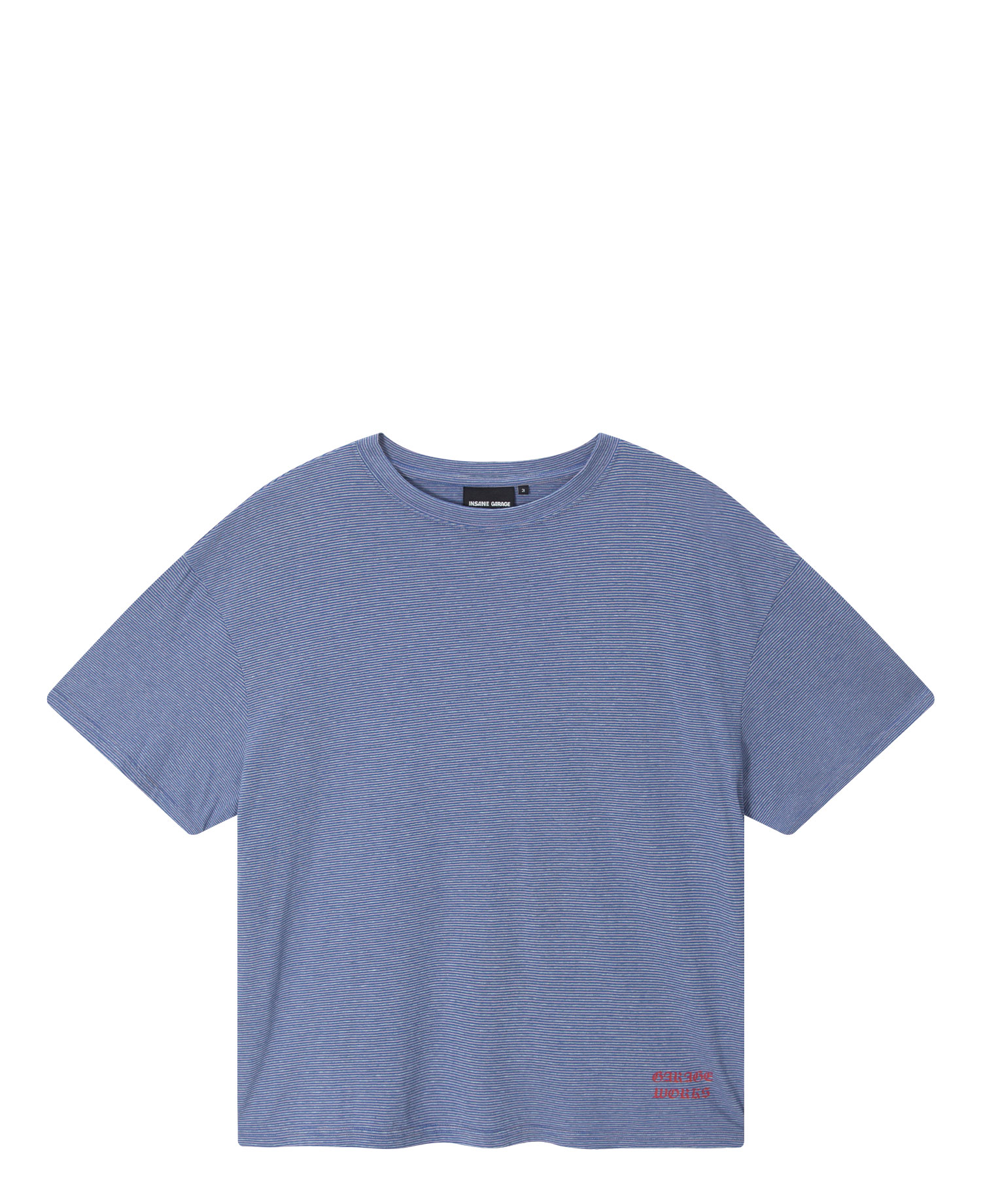 INSANE BASIC STRIPE T-SHIRT_BLUE