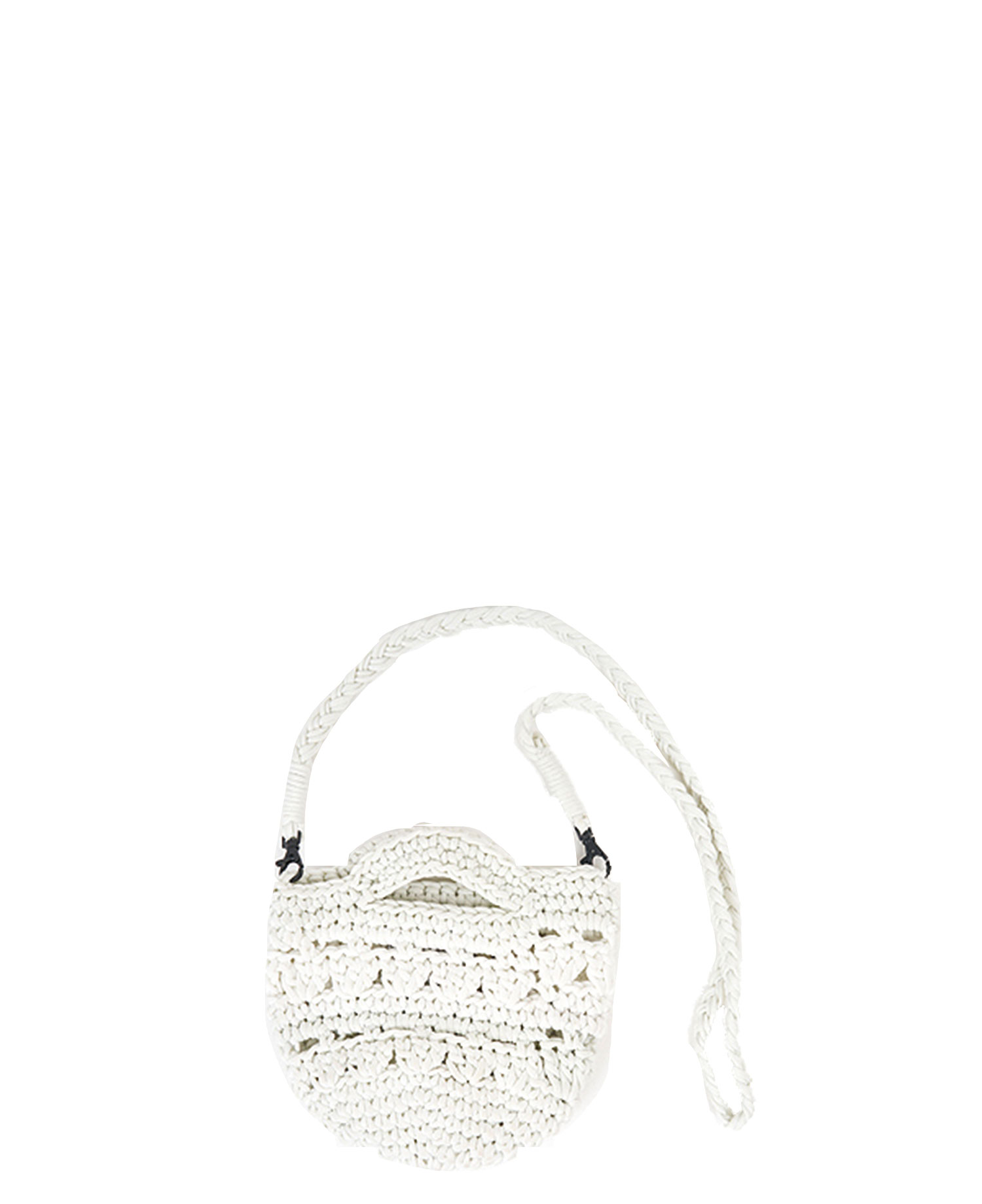 HAND ROPE POUCH_WHITE