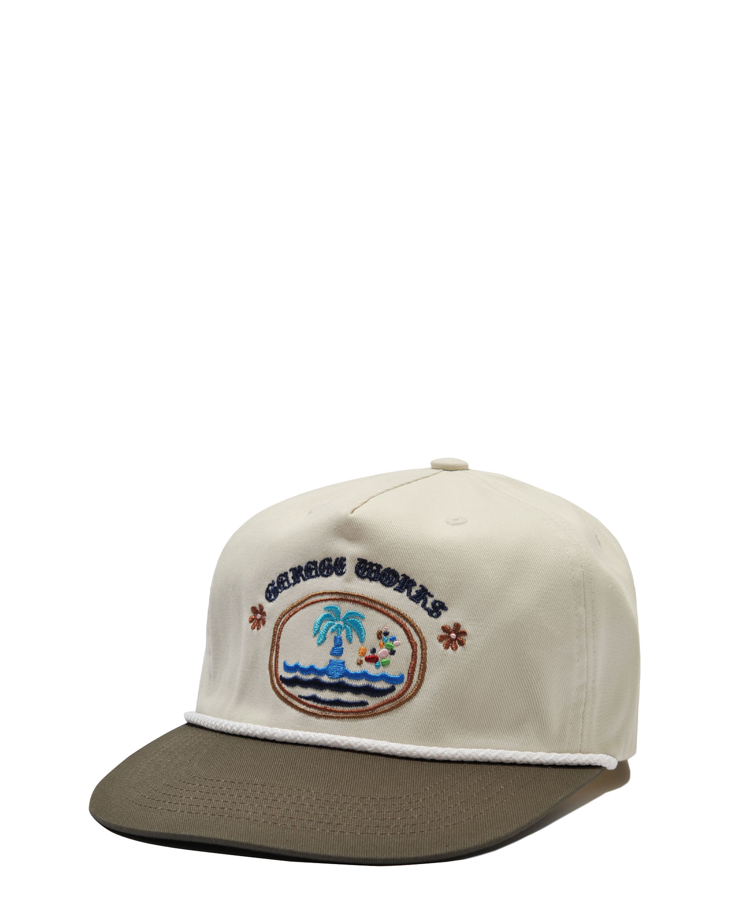 [RS X IGS] PARADISE WORKS ROPE CAP IVORY / KHAKI