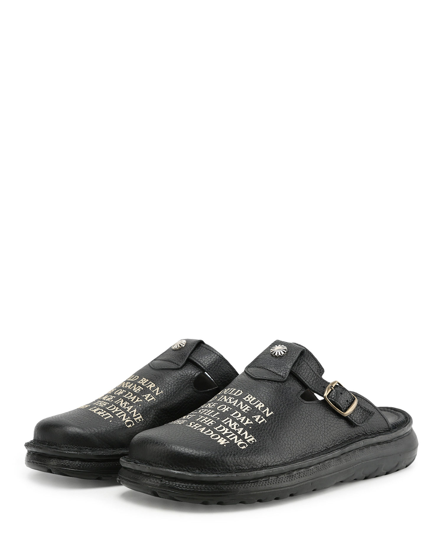 [JERUSALEM SANDALS X INSANE GARAGE] 3003 SAWYER_GRAIN BLACK