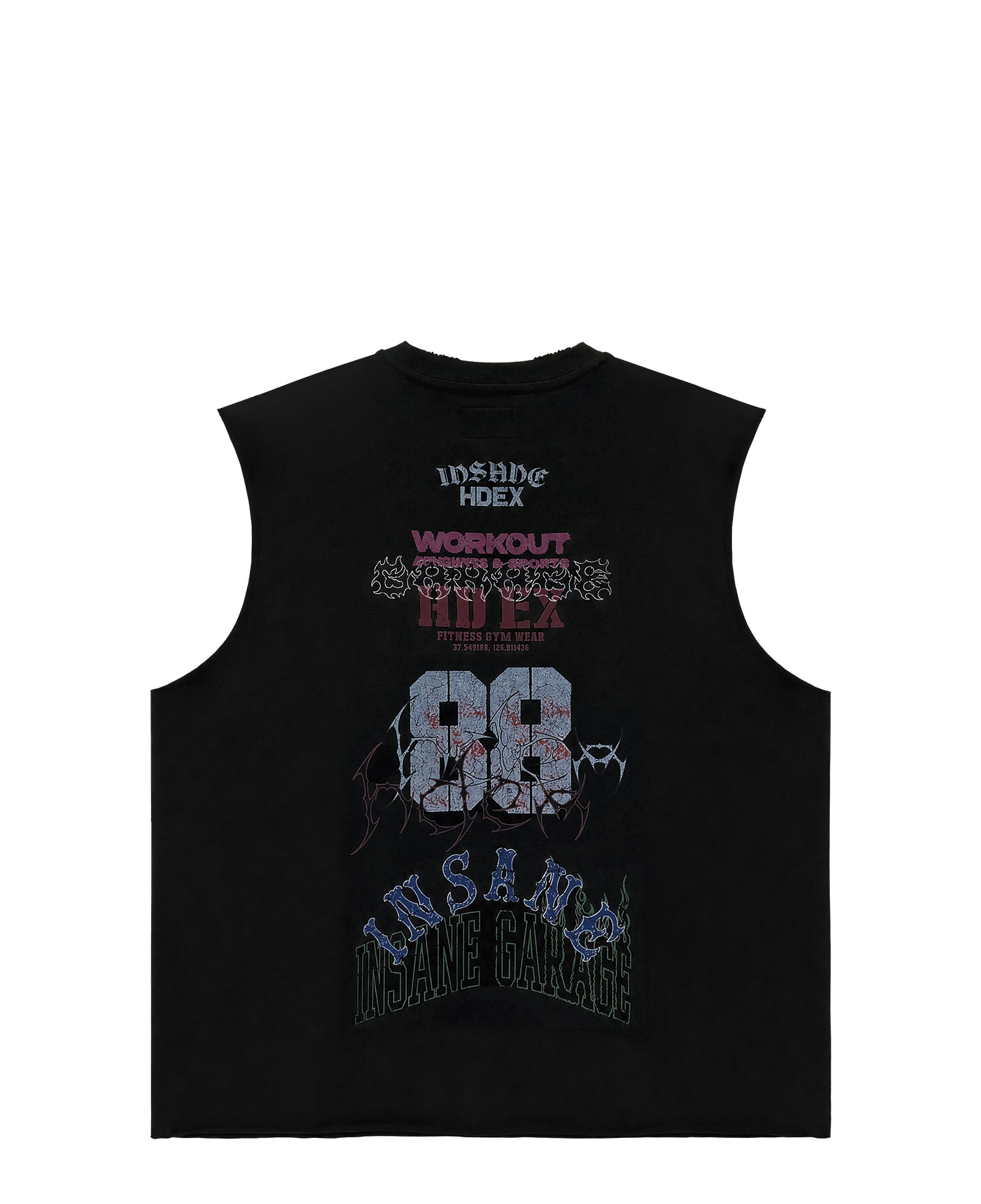 [HDEX X IG] MOOD MIX SLEEVELESS_BLACK
