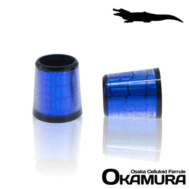 오카무라 OKAMURA 카이만 셀룰로이드 아이언 페럴 [HI-36-17 Deep Blu-4 Holo Blue] 