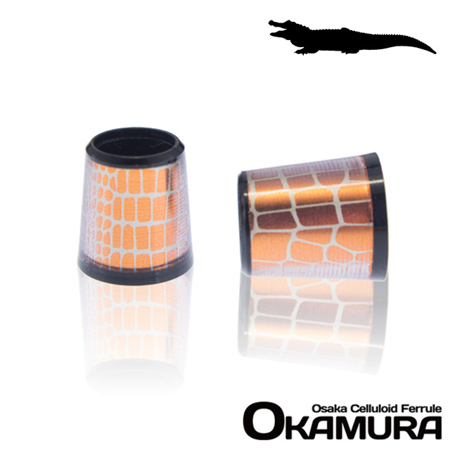 오카무라 OKAMURA 카이만 셀룰로이드 아이언 페럴 [HI-36-35 SIL-7 ORANGE] 