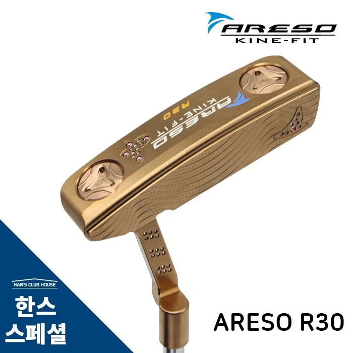 ARESO 아레소 R30 여성용 플럼버넥 퍼터 (블레이드헤드 타입) HAN'S CUSTOM [PT]