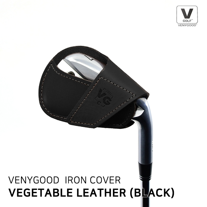 베니굿 VENYGOOD 베지터블 통가죽 IRON COVER 아이언 커버 (BLACK)