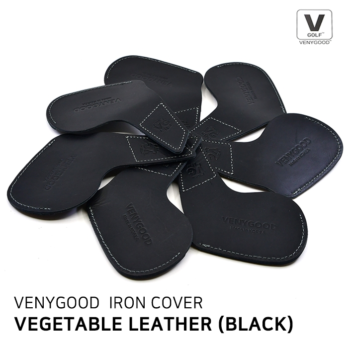 베니굿 VENYGOOD 베지터블 통가죽 IRON COVER 아이언 커버 (BLACK)